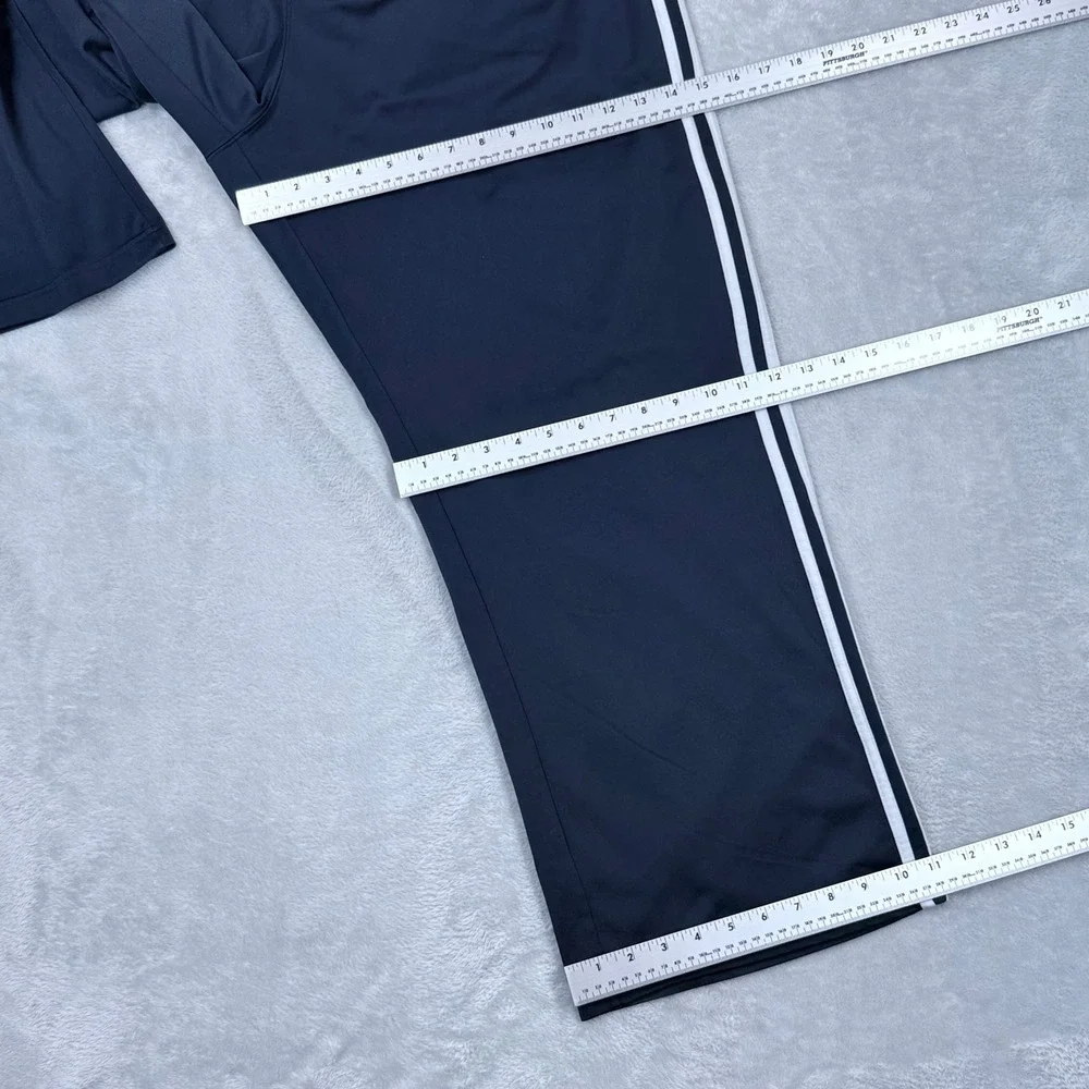 Adidas Wide Leg Track Pants Mens XL Blue Athletic‎ Baggy Skater Sweatpants Gym